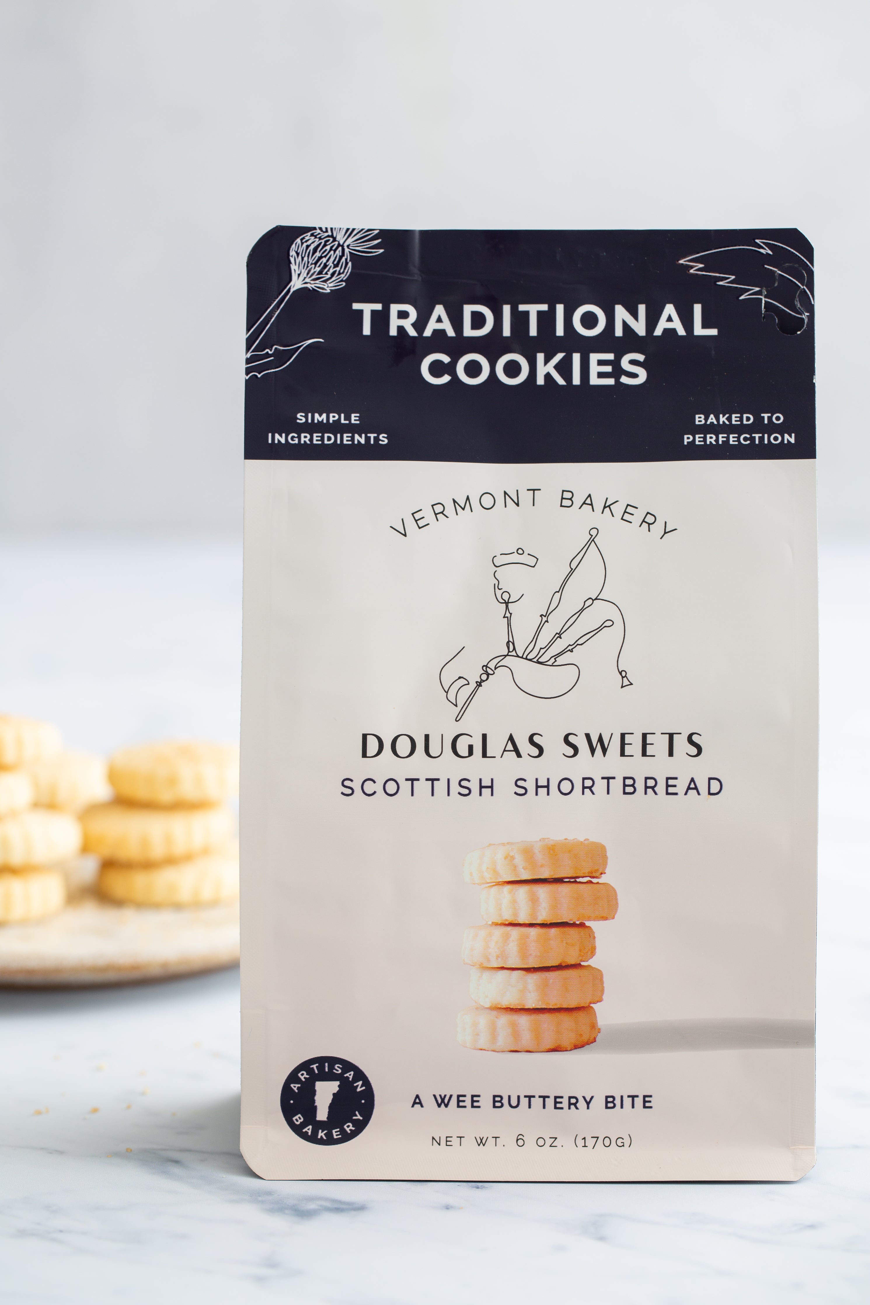 Douglas Sweets Traditional Shortbread 6.0 oz Package