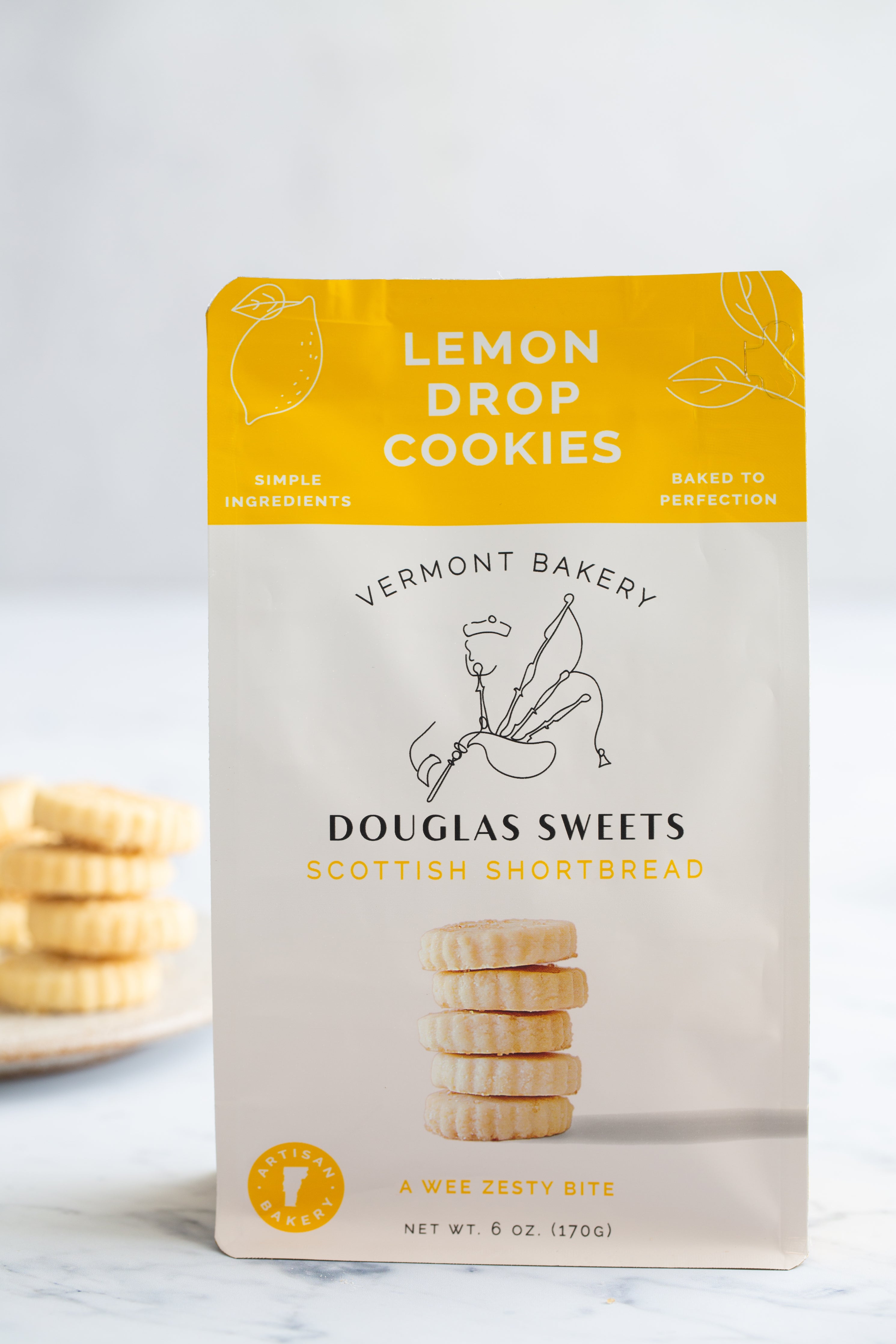 Douglas Sweets Lemon Shortbread 6.0 oz Package