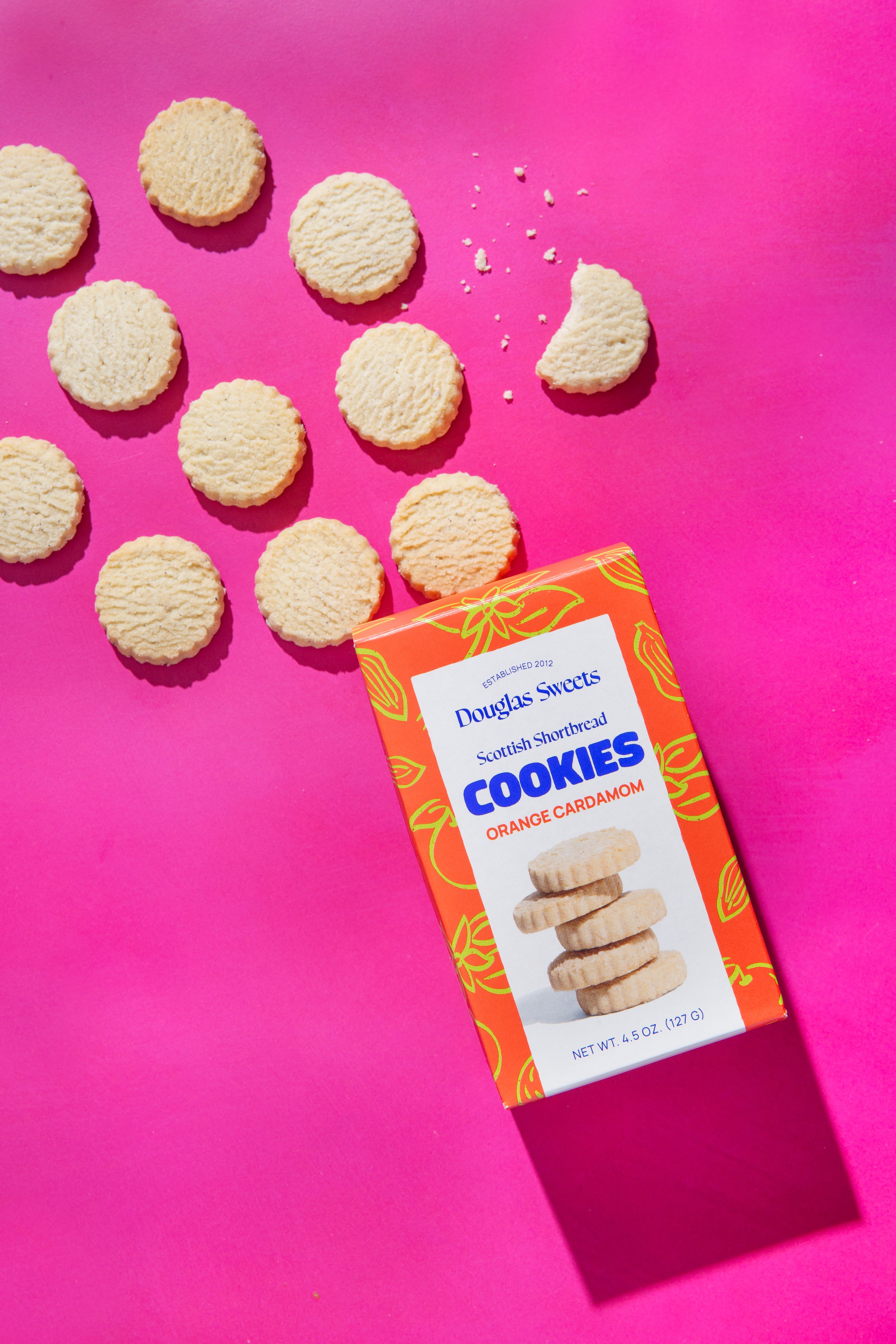 Orange Cardamom Shortbread