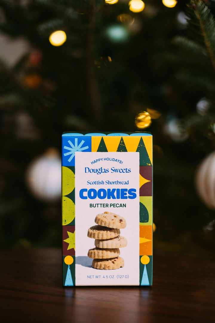 Holiday Butter Pecan Shortbread Box