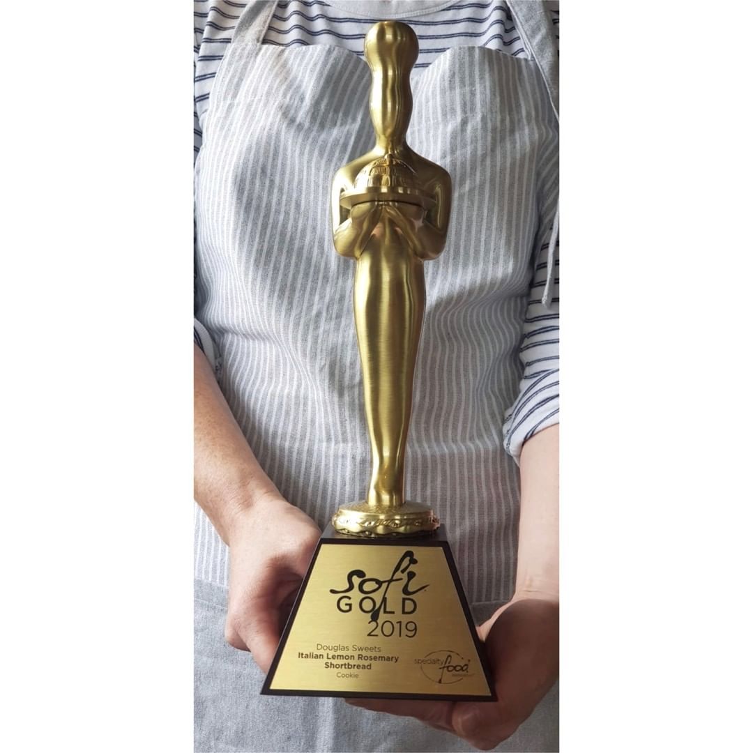 Lemon & Rosemary Savory Shortbread