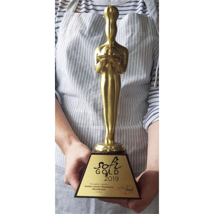 Lemon & Rosemary Savory Shortbread