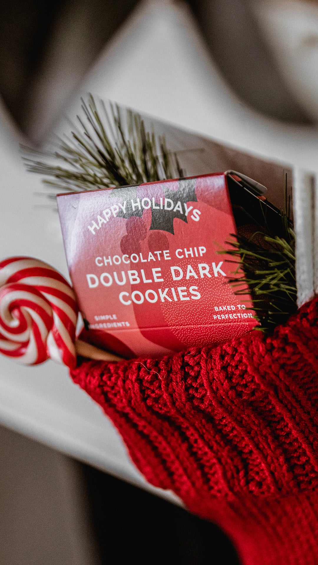 Double Dark Chocolate Shortbread Holiday Box