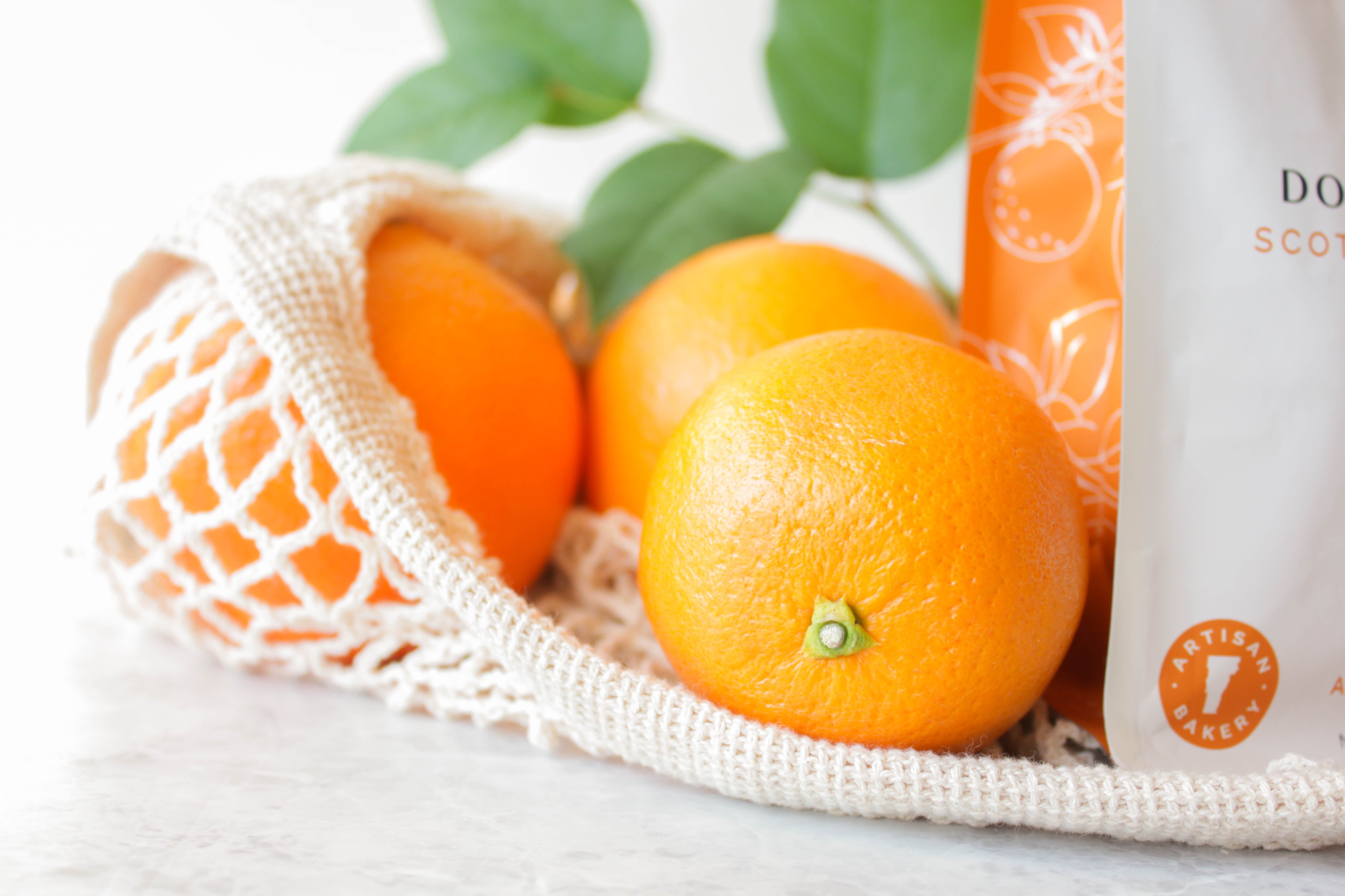 Orange Blossom Shortbread Cookies